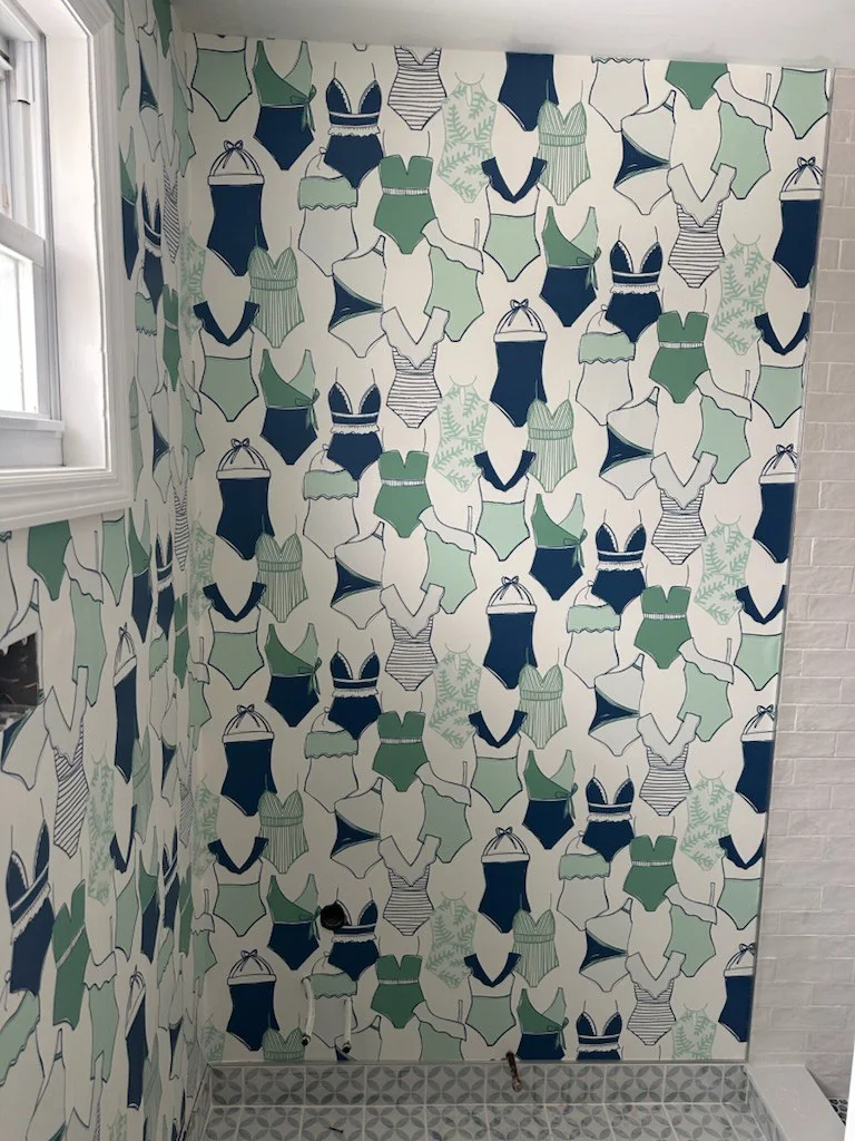 Capitol Hill wallpaper installation